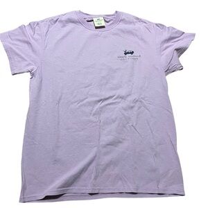 Simply Southern Medium Light Purple Tee Jeep back graphic bold colors summer